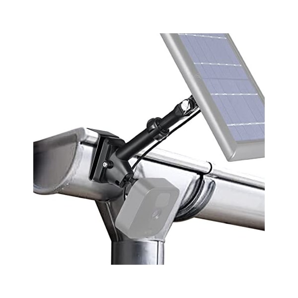 Wasserstein 2-in-1 Universal Camera Gutter Mount, for Wyze, Blink, Ring, Arlo, Eufy Camera, Black UnivGutterMountBlkUS - main